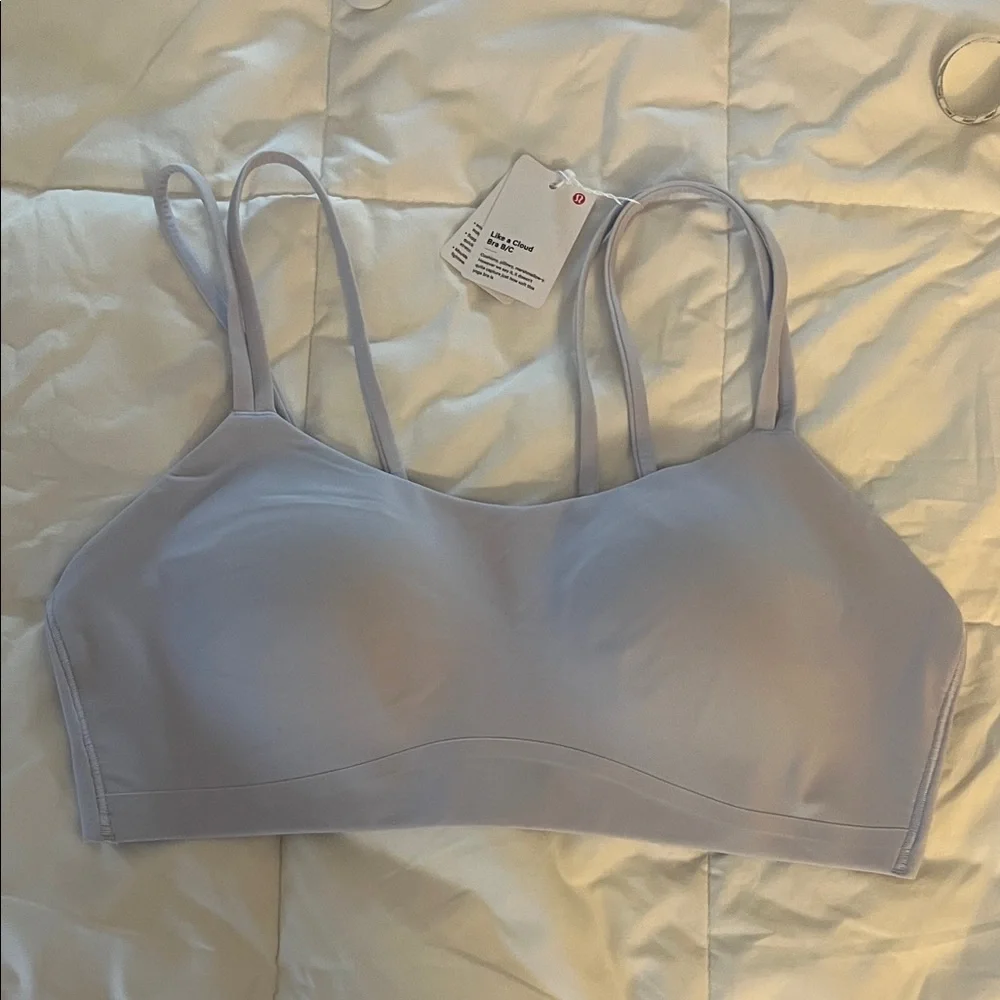 Lululemon Like A Cloud Bra Serene Blue (Light Purple) Size 12 NWT - Picture 2 of 5